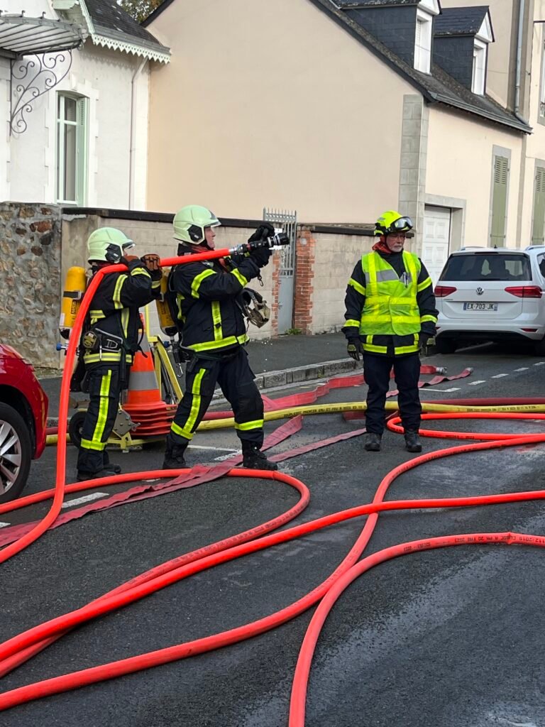 Heure civique avec les pompiers