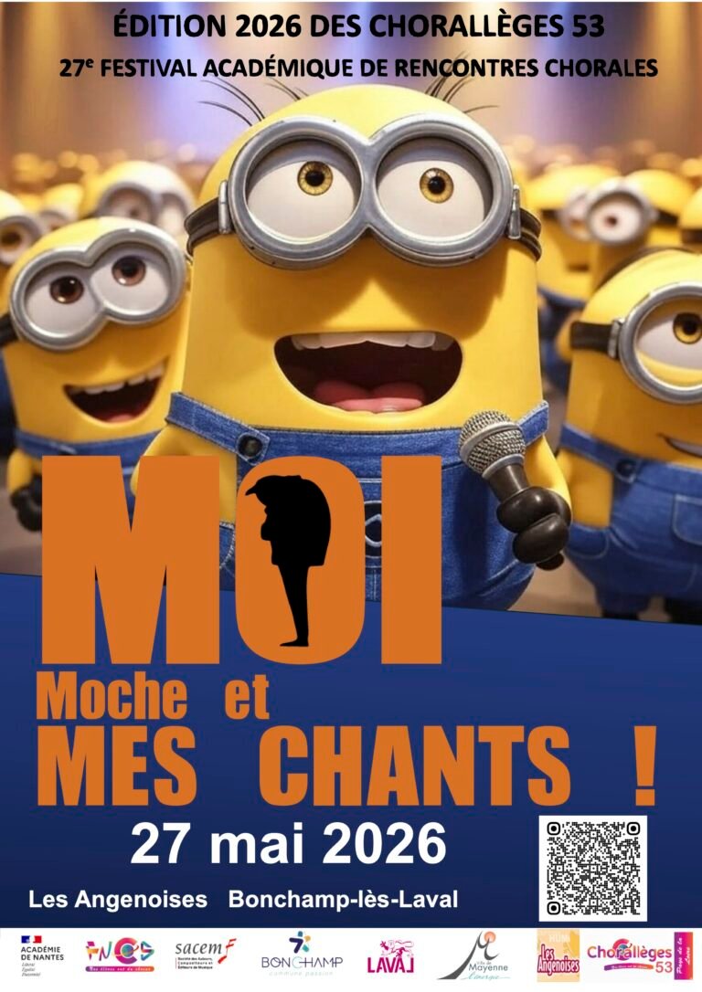 « Moi, moche et mes chants » : Le Sacré-Chœur d’Évron monte sur la scène des Angenoises !